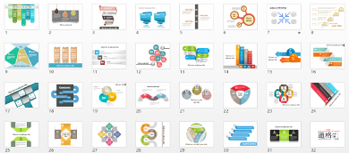 年终总结PPT，国外PPT模板下载，商务PPT，PPT图表制作，PPT图表素材