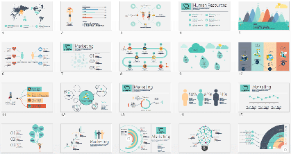 扁平PPT模板,商务PPT模板,创意PPT图表模板,精美PPT模板下载