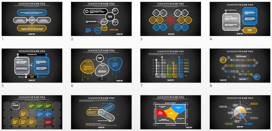 半透明PPT,国外PPT,国外PPT图表,韩国PPT