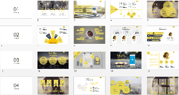 产品介绍PPT,时尚PPT模板,杂志PPT模板,杂志风格PPT