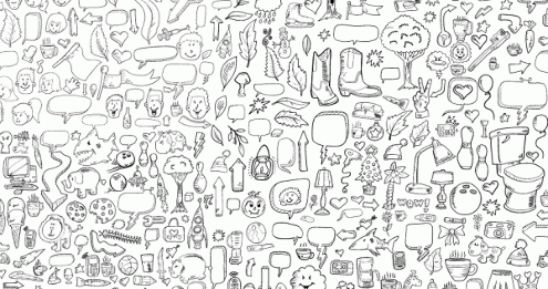 PPT素材，PPT铅笔画，铅笔画素材