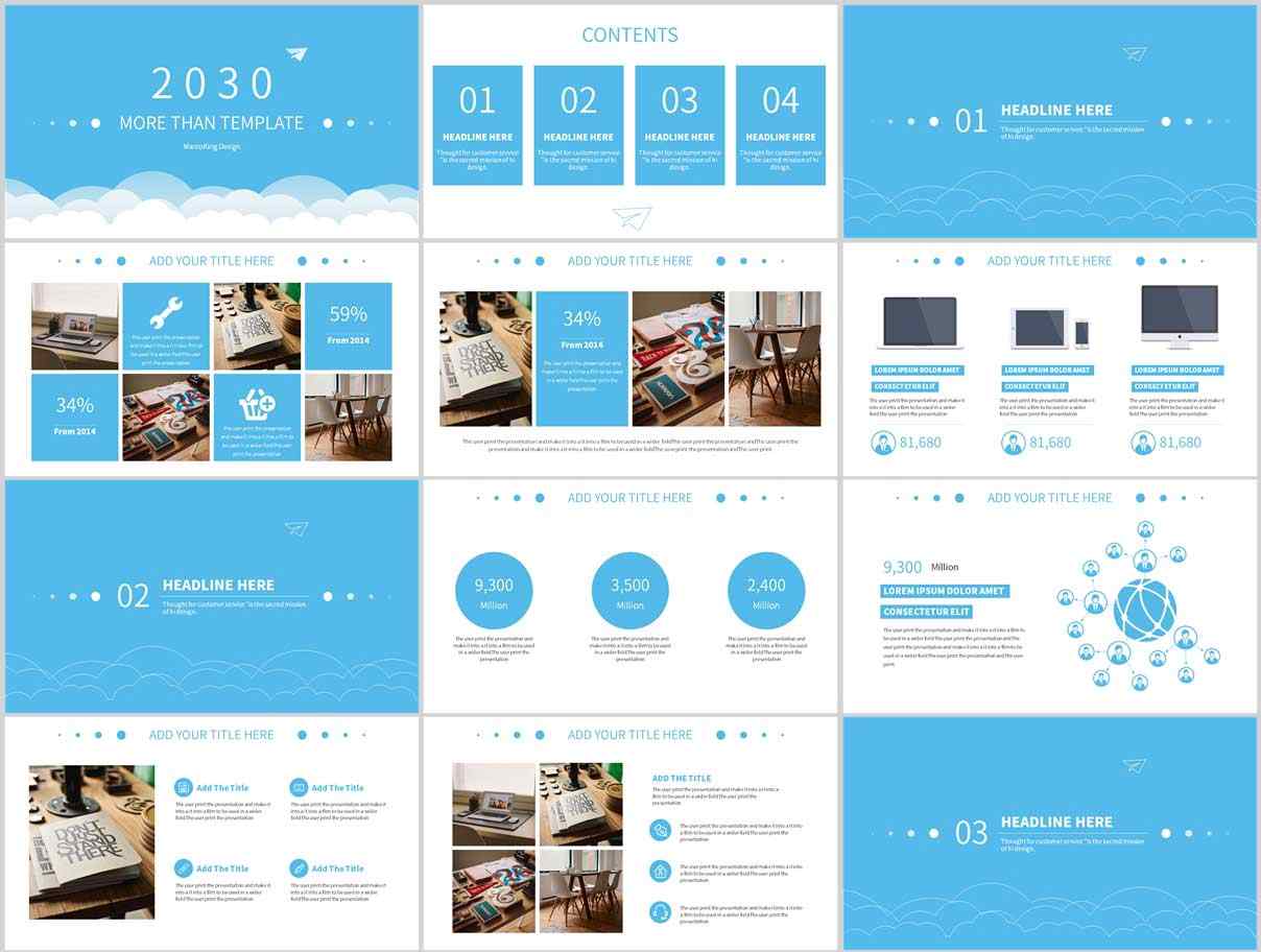 职场PPT，PPT图表